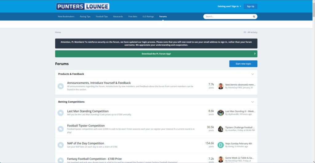 Punters Lounge Forums
